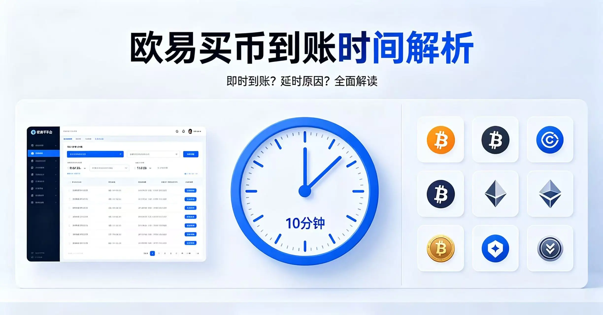 欧易买币后多久到账?四种通道逐个拆