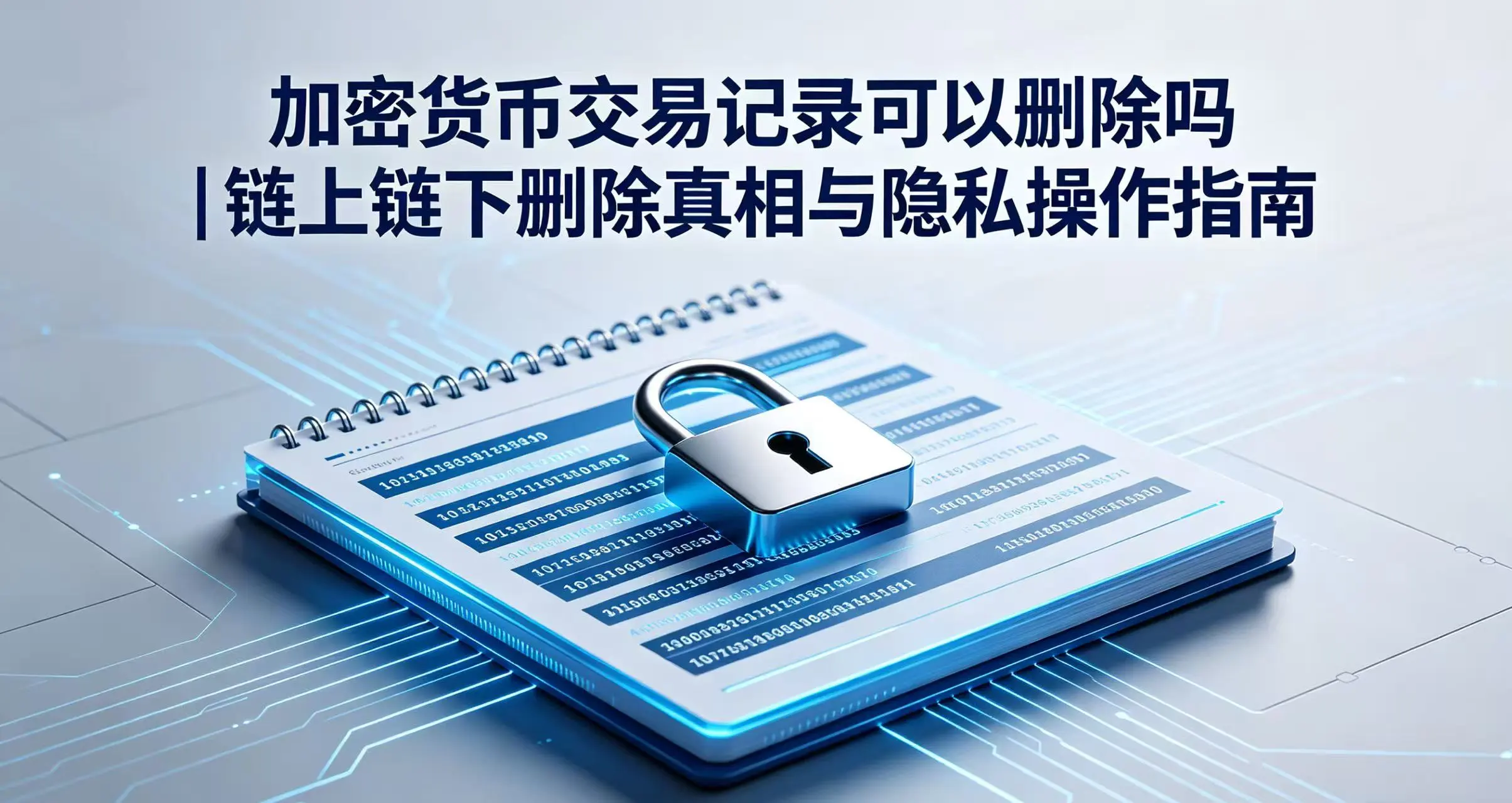 加密货币交易记录可以删除吗？
