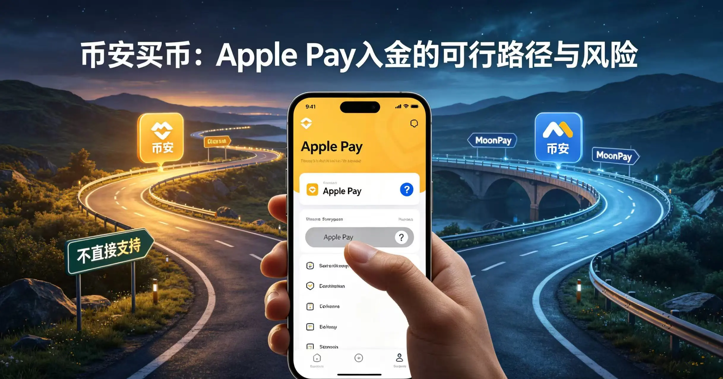 币安买币支持Apple Pay吗？