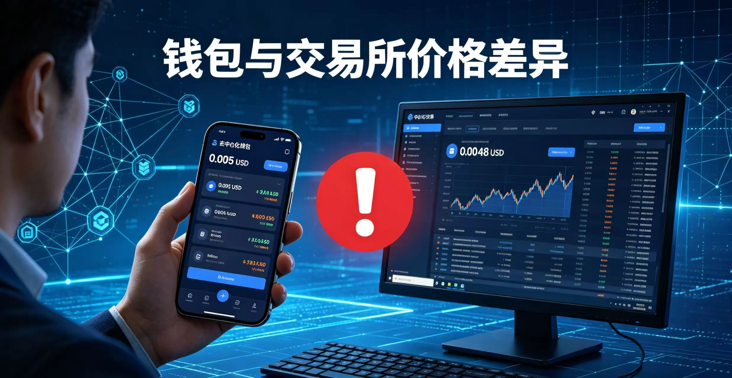 钱包里代币价格和交易所不一样?