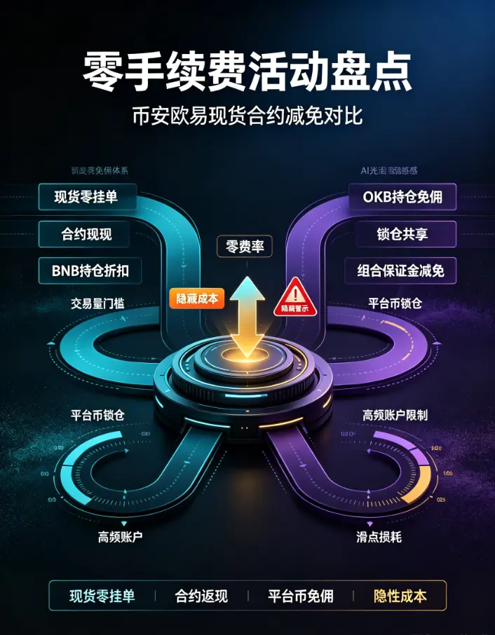 零手续费不是梦：盘点比安与欧亿当下的热门现货与合约手续费减免活动